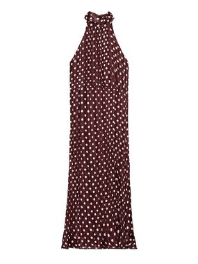 zara polka dot maxi dress Polka Dot Maxi Dress Woman